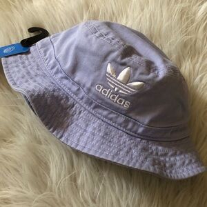 Adidas purple bucket hat